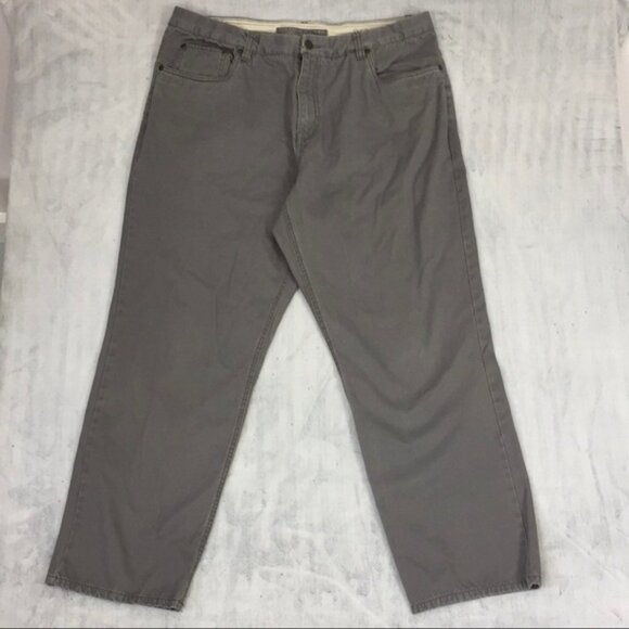 Retreat Gray Jeans Mens 40 X 32 Cotton Relaxed Fit - Picture 10 of 10
